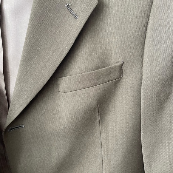 VINTAGE GIORGIO SAPPINI 100% WOOL SUIT JACKET MADE IN CANADA SIZE LARGE - Picture 12 of 12